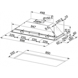 Okap Franke BOX FBOX 901 BI X A 305.0518.704